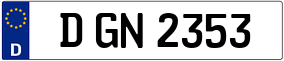 Truck License Plate